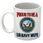Proud To Be A... Personalized Military Ceramic Coffee Mug